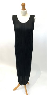 Lot 3036 - A long black classic ‘Pleats Please’ Issey...