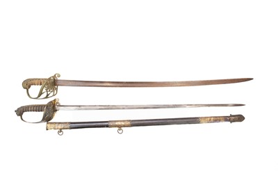 Lot 180 - A William IV infantry officer's sword.