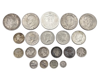 Lot 78 - USA COINAGE - A selection of 19th-20th century USA coinage.