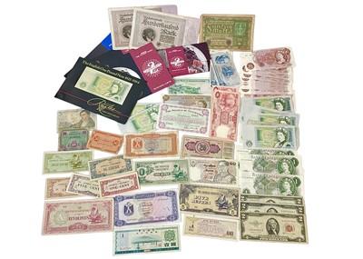 Lot 75 - GB AND WORLD BANKNOTES.