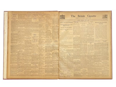 Lot 69 - Churchill (Sir Winston Spencer, editor) The British Gazette 1926.