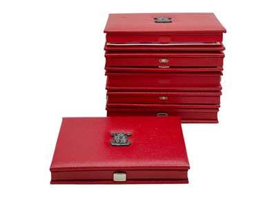 Lot 25 - A collection of nine Royal Mint United Kingdom Limited Edition Proof Coin Collection boxed sets.
