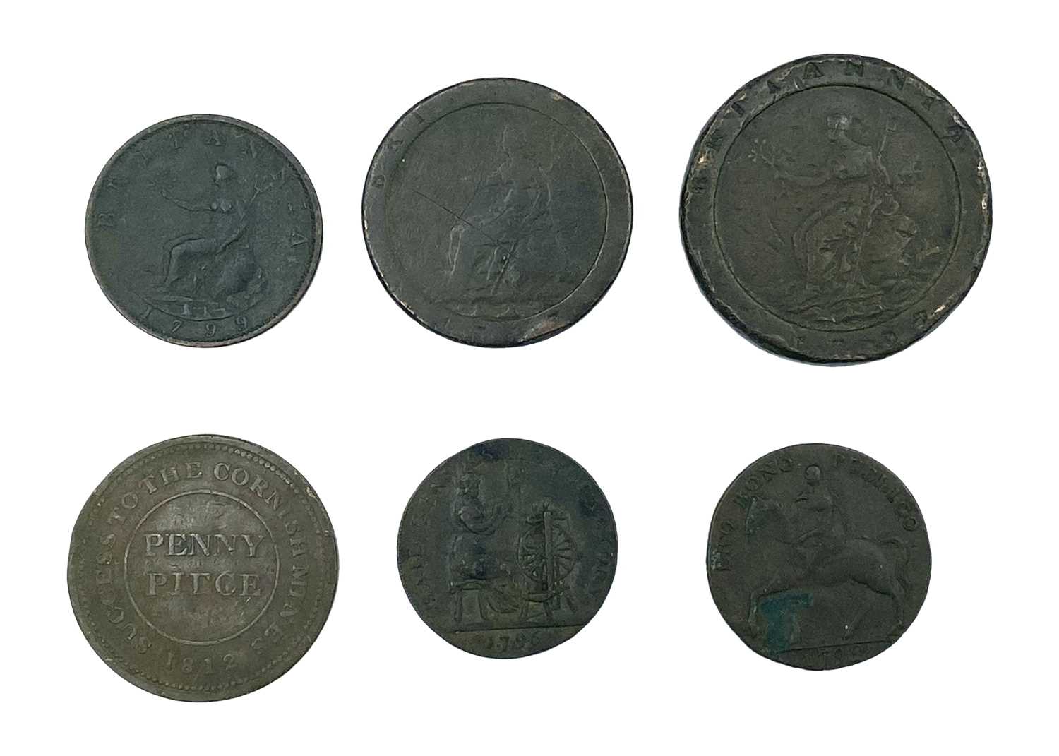 Lot 28 - GB 18th century coins and tokens.