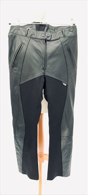 Lot 3066 - A pair of virtually unworn canvas and leather...