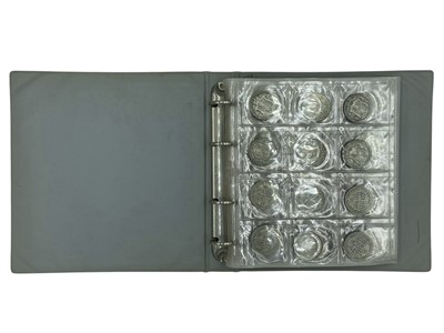 Lot 55 - A GB album of decimal and pre-decimal coins, including silver & .500 silver coinage.