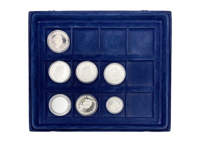 Lot 40 - Set of four silver proof 20 crown coins from the Olympic Commemorative Coin collection.