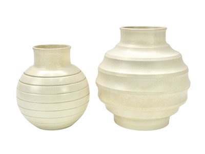 Lot 405 - Two Wedgwood vases designed by Keith Murray (1892-1981).