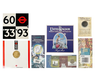 Lot 22 - A collection of mostly GB pre-decimal and decimal coinage, including some World coinage.