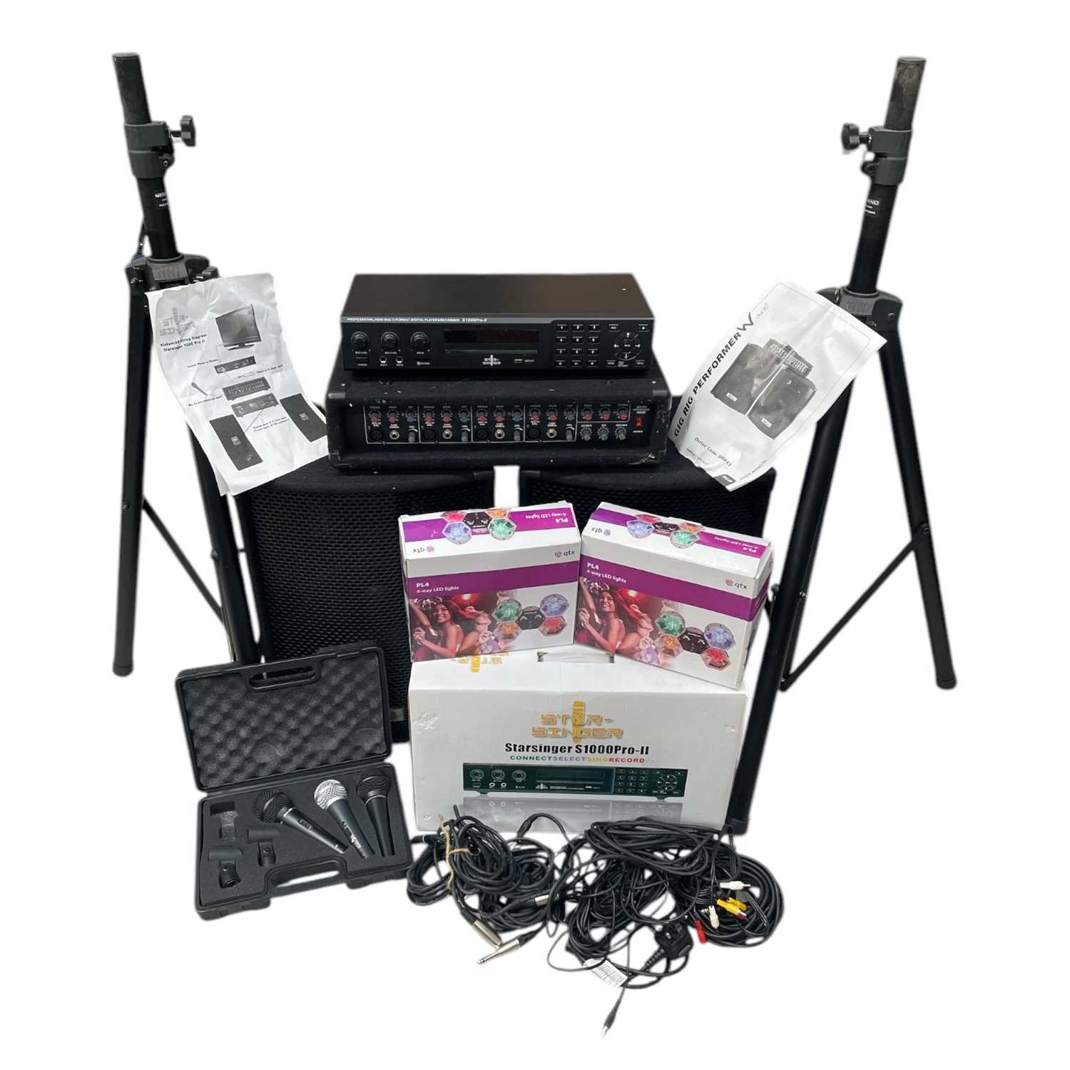 Lot 28 - A Star Singer Karaoke System with Mixer