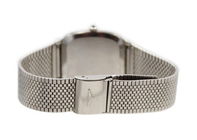 Lot 1038 - LONGINES - An automatic stainless steel gentleman's dress watch, cal. L 990.1.