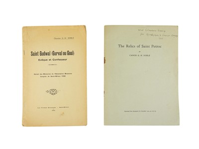 Lot 135 - (The hagiography of Cornwall) G. H. Doble