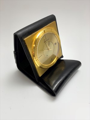 Lot 2431 - Jaeger LeCoultre Memovox pocket alarm watch in...