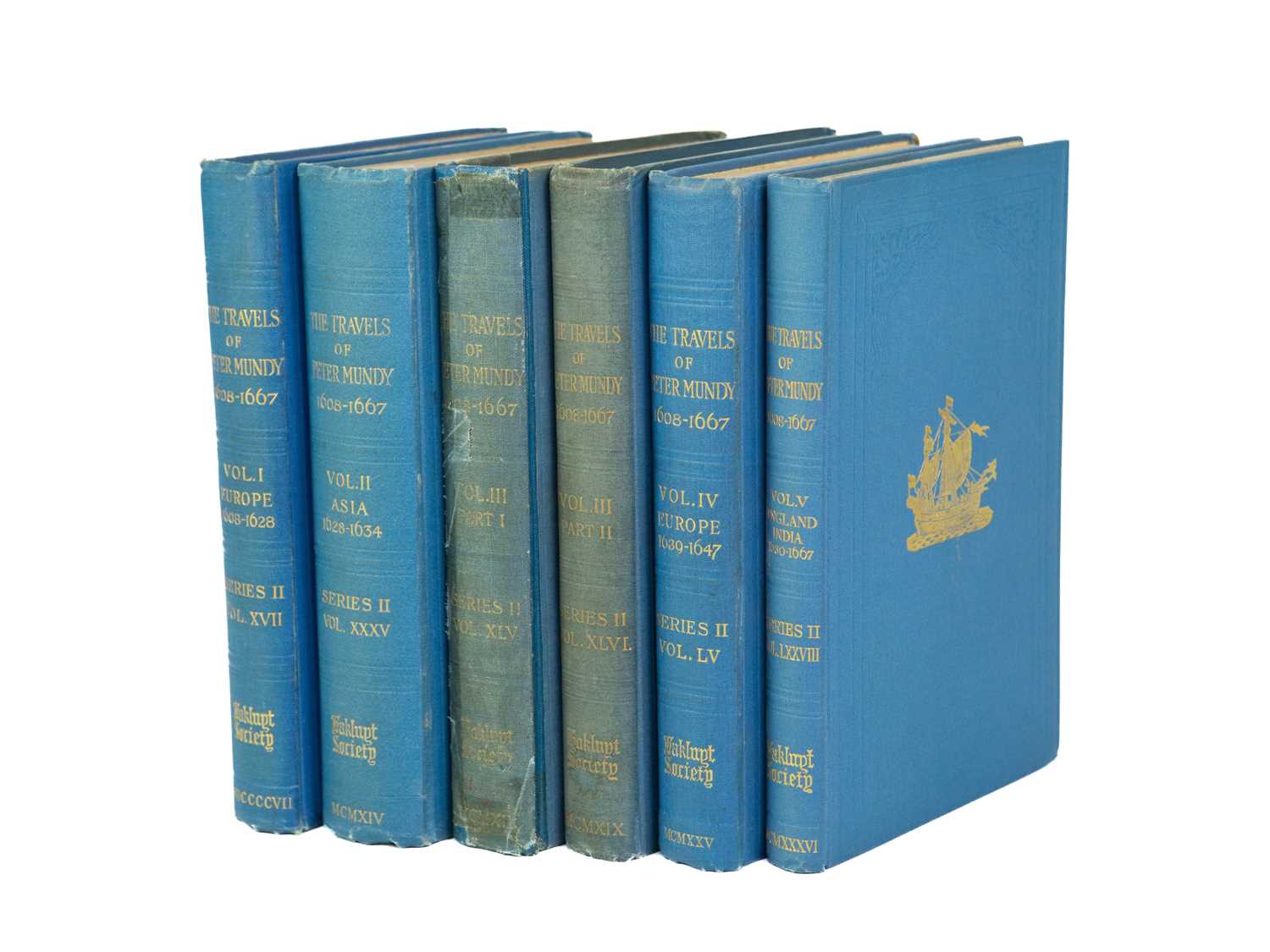 Lot 20 - (The Hakluyt Society) The Travels of Peter Mundy 1608-1667