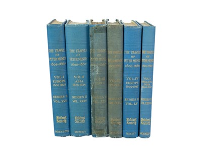 Lot 20 - (The Hakluyt Society) The Travels of Peter Mundy 1608-1667