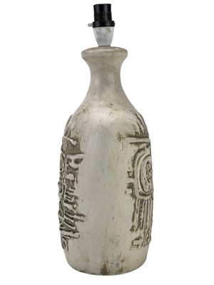 Lot 421 - Two Tremaen Pottery Newlyn lamp bases.
