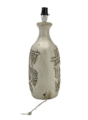 Lot 421 - Two Tremaen Pottery Newlyn lamp bases.