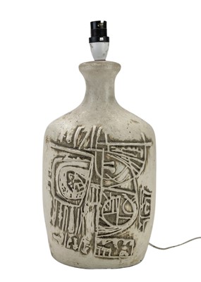Lot 421 - Two Tremaen Pottery Newlyn lamp bases.