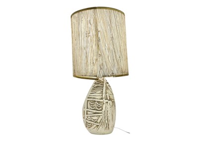 Lot 421 - Two Tremaen Pottery Newlyn lamp bases.