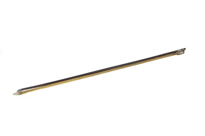 Lot 51 - An HMS Foudroyant Nelson commemorative copper and oak walking cane.