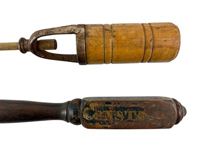 Lot 35 - Local interest; a Cornish police truncheon.