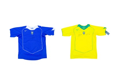 Lot 293 - Two Brazil International Football Shirts
