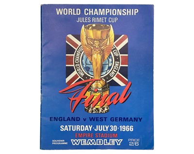 Lot 288 - A 1966 World Cup Final Programme