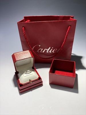 Lot 2598 - A Cartier 18ct white gold and diamonds...