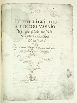 Lot 42 - Cipriano Piccolpasso
