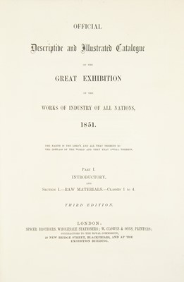 Lot 9 - (The Great Exhibition) Great Exhibition of the Works of Industry of all Nations.
