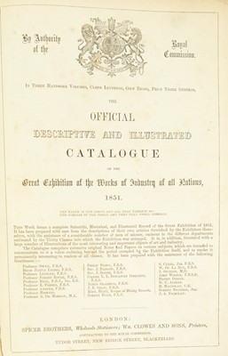 Lot 10 - (The Great Exhibition) Great Exhibition of the Works of Industry of all Nations