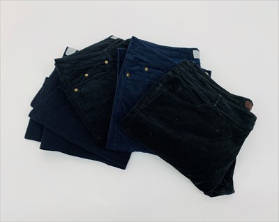 Lot 3068 - Four pairs of jeans style trousers by Pure,...