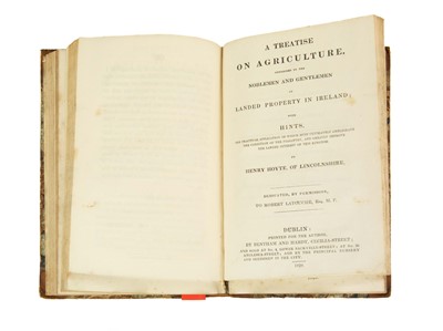 Lot 61 - A sammelband of agricultural works including Irish farming and revolutionary discourse