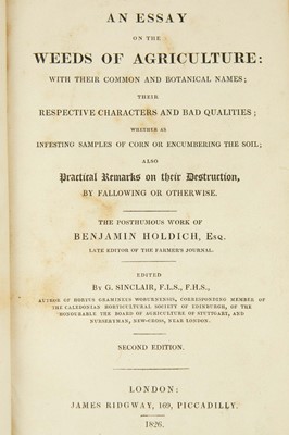 Lot 61 - A sammelband of agricultural works including Irish farming and revolutionary discourse