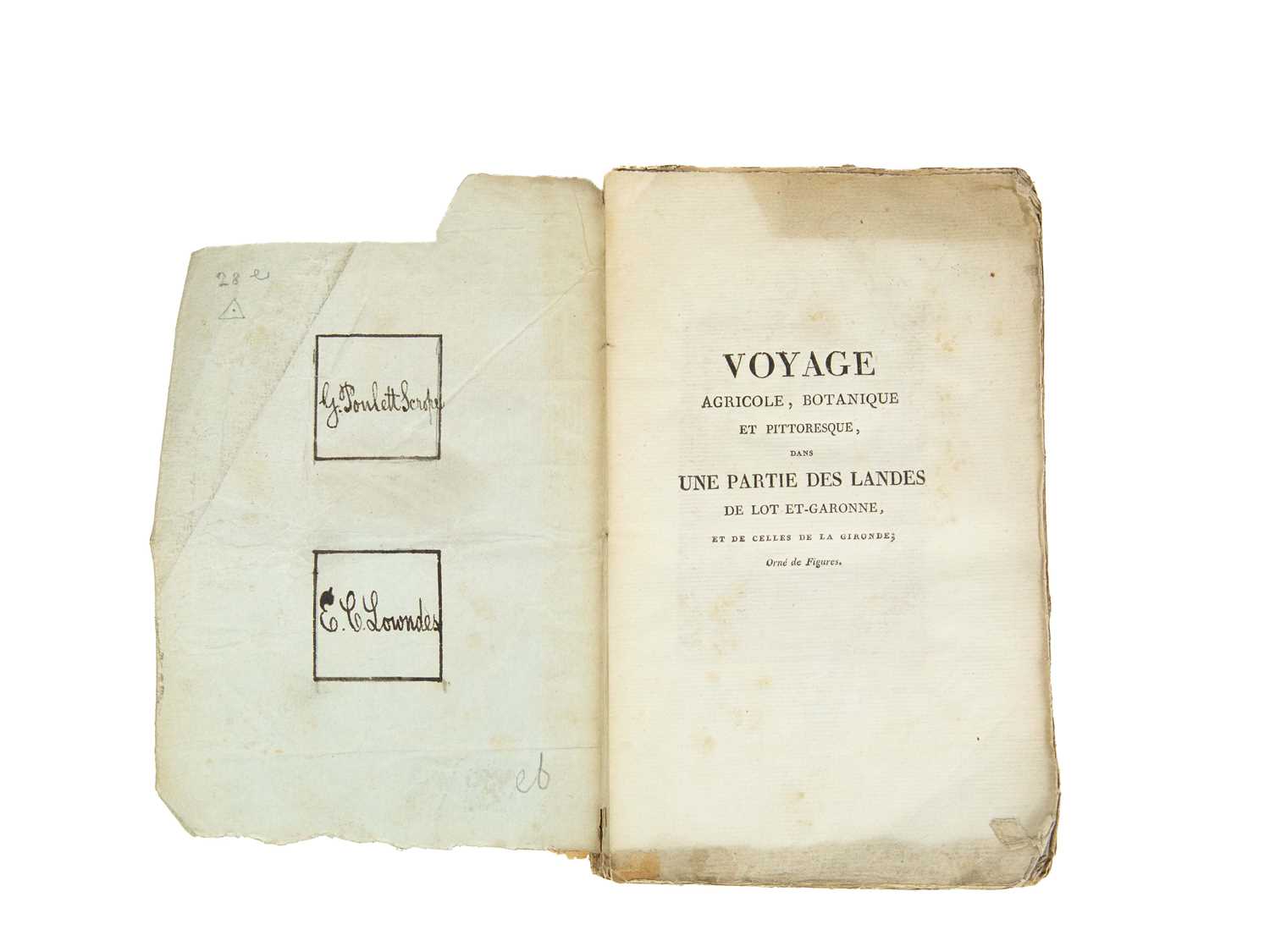 Lot 60 - (Early 19th century publishing and Agriculture) Jean Florimond Boudon