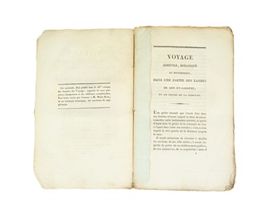 Lot 60 - (Early 19th century publishing and Agriculture) Jean Florimond Boudon
