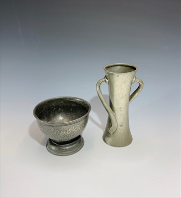 Lot 197 - A Liberty Tudric pewter vase, early 20th...