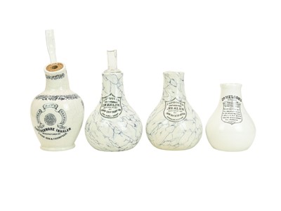 Lot 32 - A collection of Victorian ceramic inhalers.