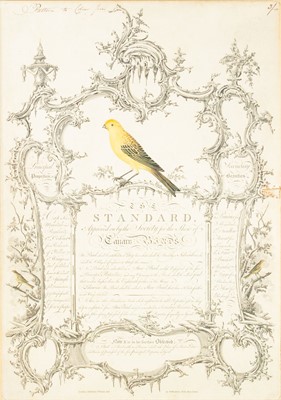 Lot 57 - The Standard, Approved on by the Society, for Shew of Canary Birds