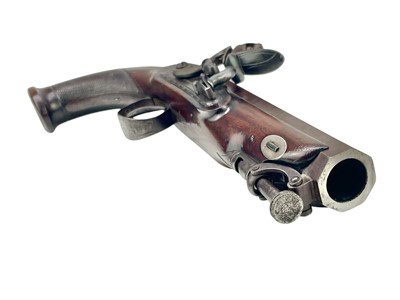 Lot 195 - An 18th Century Flintlock ''Man-stopper'' Travelling Pistol by Proudman.