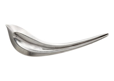 Lot 86 - A Danish silver modernist bird brooch by Hermann Seirsbol of Kastrup.