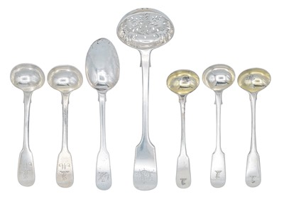 Lot 3 - A collection of silver hallmarked spoons.