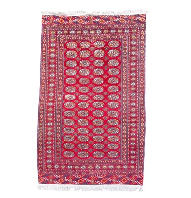 Lot 687 - A Bukhara rug.