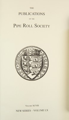 Lot 72 - The Pipe Roll Society