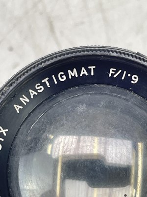 Lot 177 - A J.H. Dallmeyer London Super Six 50mm Anastigmat lens.