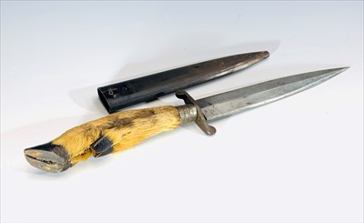 Lot 210 - A European hunting knife, early 20th century,...