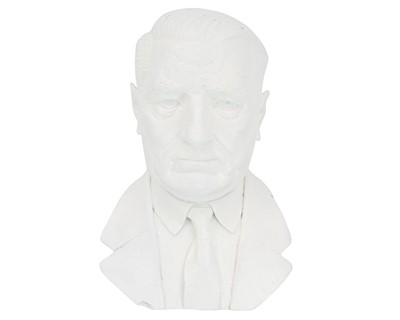 Lot 63 - A cast plaster bust attributed to M Shoebridge.