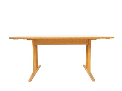 Lot 696 - Danish dining table and chairs designed by Borge Mogensen .