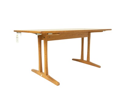 Lot 696 - Danish dining table and chairs designed by Borge Mogensen .