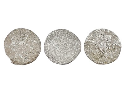 Lot 99 - SHIPWRECK COINS - Three Spanish Netherlands Philip IV ducaton silver coins.