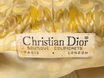 Lot 297 - A Christian Dior vintage patterned day dress.